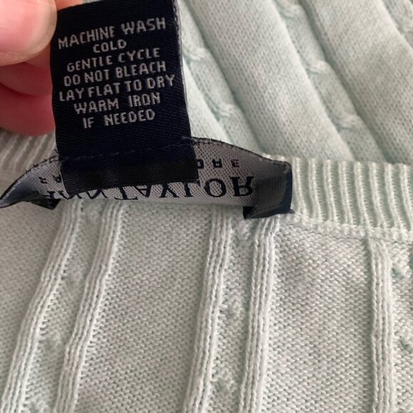 Ann Taylor Button Cardigan Sweater Large Light Mint Green - Picture 8 of 8